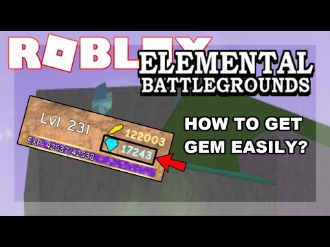 IT'S TIME EXPLAIN HOW I GOT LOT OF GEMS IN THIS GAME? | Roblox Elemental Battleground