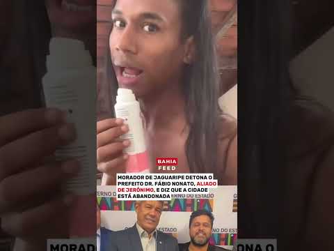 MORADOR DE JAGUARIPE FAZ DURO DESABAFO CONTRA A GESTÃO MUNICIPAL!