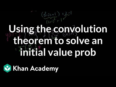 Using the Convolution Theorem to Solve an Intial Value Prob