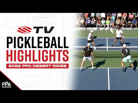 Ben Johns' Splitting Opponents Pickleball Highlight - 2022 PPA Desert Ridge Open