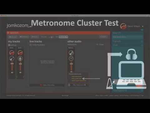 JamKazam Tutorial - Using the Distributed Metronome (Patent Pending)