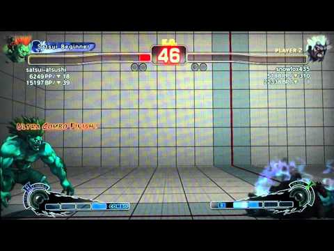 SSF4 AE 2012: satsui-atsushi (Blanka) vs snowfox435 (Oni)