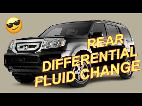 HONDA PILOT REAR DIFFERENTIAL FLUID CHANGE 2009 - 2015:  Rear VTM-4 differential fluid change. Easy!