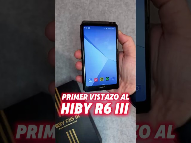Vídeo relacionado con Reproductor DAP HiBy R6III 2025 de audio de alta resolución MP3 con amplificador de Clase A y AB/Android 12/Bluetooth 5.0/WiFi/Memoria ampliable de 64G+2TB