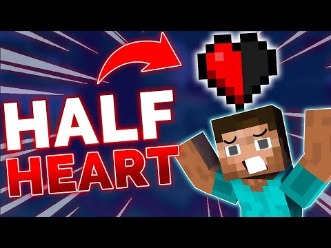 ProBoiz 95 - ONLY HALF HEART CHALLENGE in Minecraft