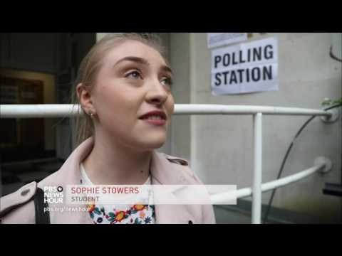 News Wrap: Exit polls show lead for U.K. Prime Minister May’s party