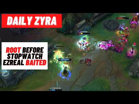 Daily Zyra Montage - More Promos. Against Ezreal in both Games.