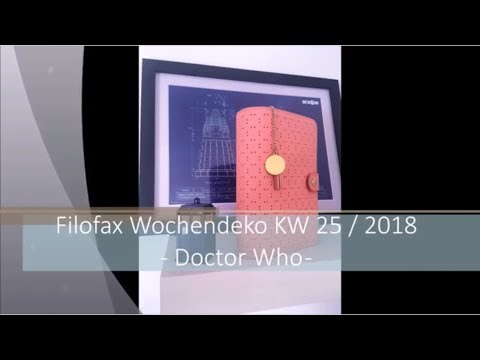 Filofax Wochendeko KW 25 / 2018 - Doctor Who