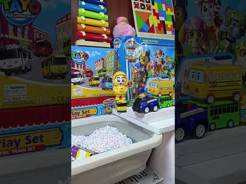 Tayo little bus,Robocar poli,Tayo Pawpatrol,Police car, #210 #funny #tayo #toys #short #pawpatrol