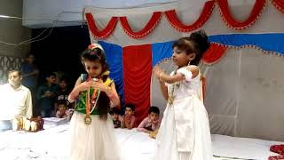 Dance performance by little girls