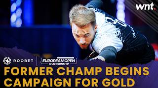 Former champ Albin Ouschan up and running in Bosnia! | 2026 Roobet European Open Pool Championship