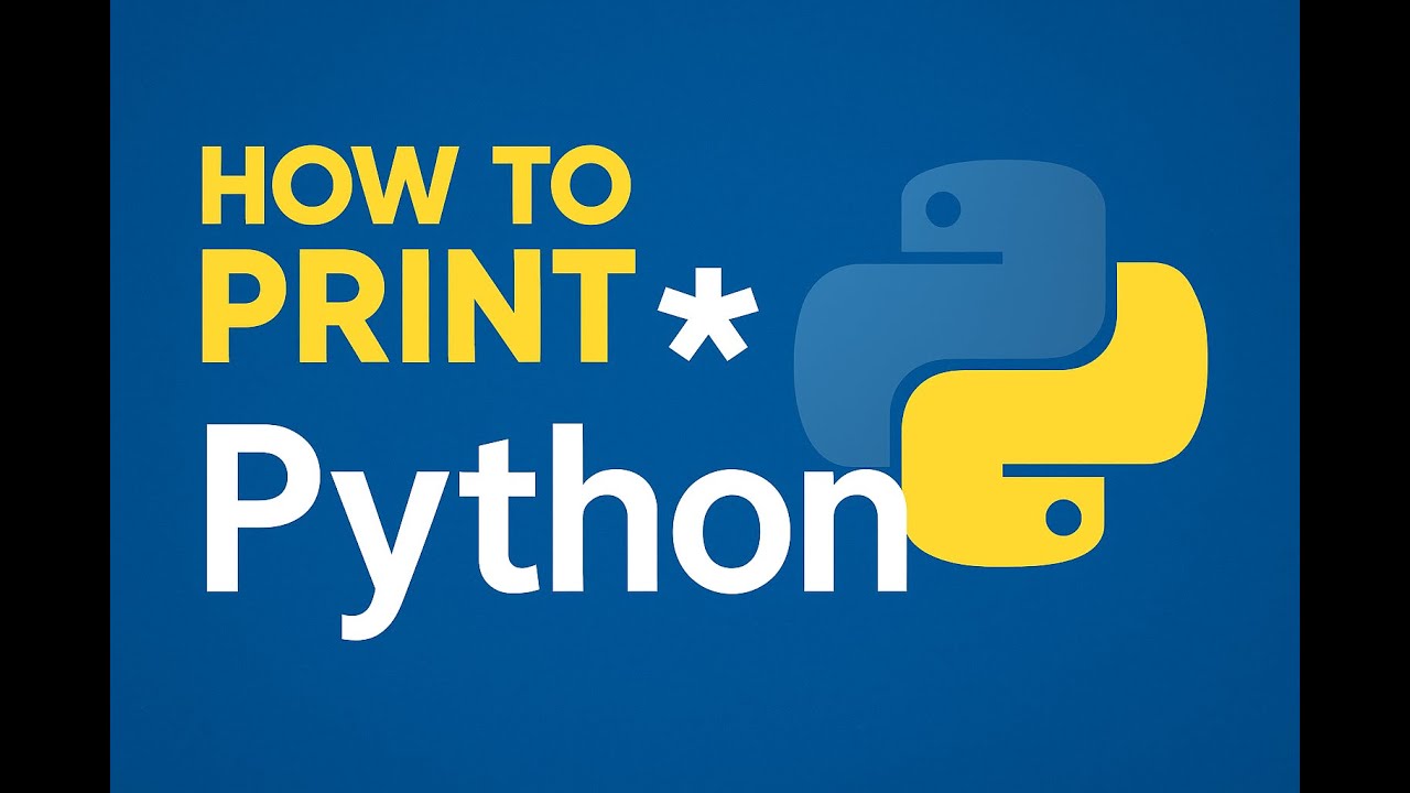 How to Print * in Python (Beginner Tutorial)