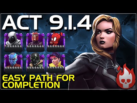 MCOC: Act 9.1.4 - Easy Path For Completion - Void Vs Black Widow CV - 2024