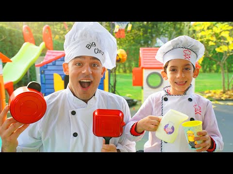 Jason wants to be a chef in pretend restaurant