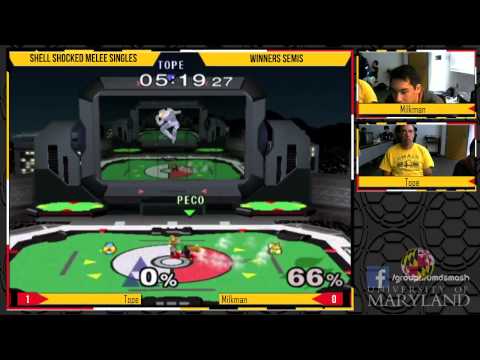 SS16 - Tope (Sheik) vs Milkman (Fox) Melee Winners Semis