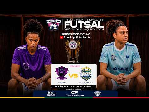 🩷SEMIFINAL | AS LOBAS X SEL. DO ENCONTRO | Municipal de Futsal VCA | AO VIVO