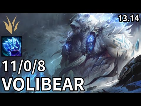 Volibear Jungle vs Udyr - KR  Diamond  | Patch 13.14