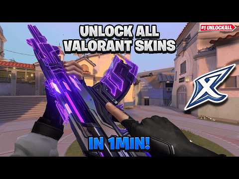 UNLOCK ALL VALORANT SKINS IN 1MIN IN 2026!