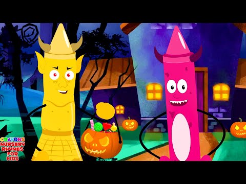 Knock Knock Trick Or Treat - Halloween Cartoon Song for Kids
