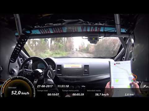Rally Bio Bio, Coihueco 2017, PE3 J. Espinoza - M. Vargas, Mitsubishi Lancer RGT N3