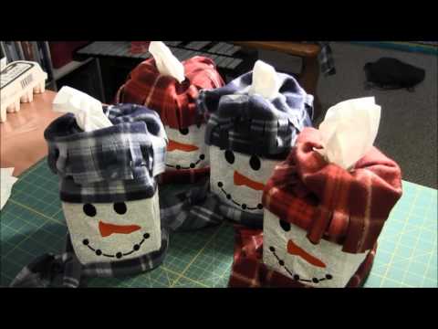 Snowman Tissue Toppers