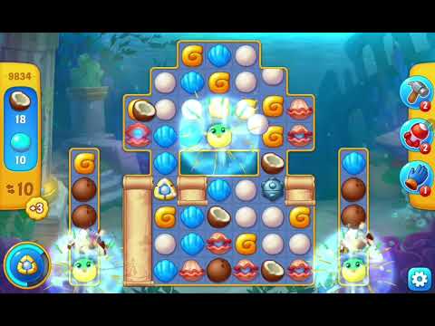 Fishdom Easy Level 9834 (with ingame boosters) @choraelmin