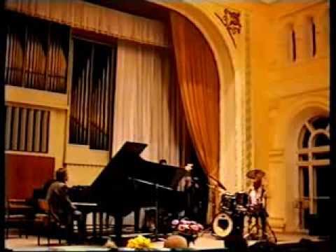 Drummer Aleks Om[Aleksandr Omelchenko]-Drums,Sergey Terentiev-piano trio,nov.2003.UKRAINE- ODESSA.