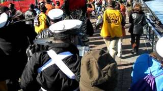 2nd Line with Pin Stripe Brass Band - Zulu Lundi Gras Festival 2010 - New Orleans