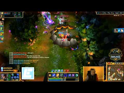 Wolves Bjergsen's epic Twisted Fate escape