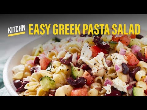 , title : 'Greek Pasta Salad | Easy Homemade Recipe'