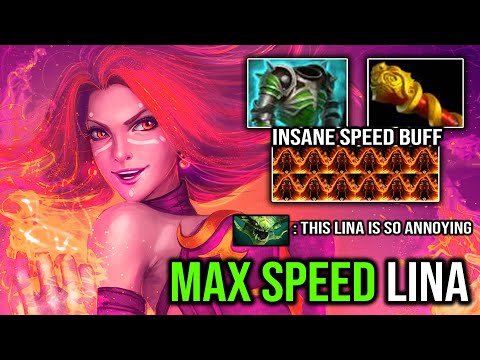 WTF CRAZY FAST Lina Mid 100% Deleted Viper & Timber Like a Boss with 21Kills Max Attack Range DotA 2