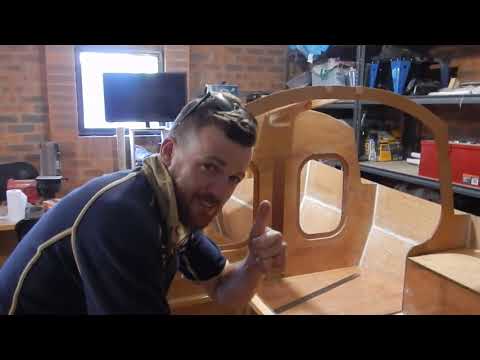 Building a SCAMP part 046 - Seat tops and hatches