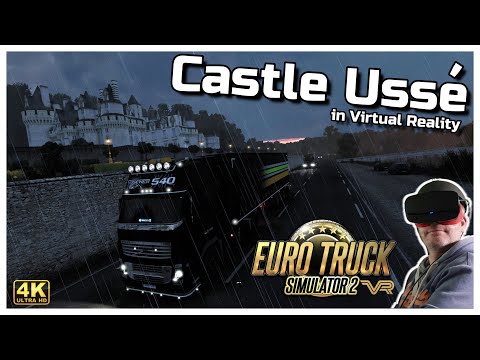 Stormy Weather in VR is AMAZING | Le Mans to Bourges | Euro Truck Simulator 2 4K | with Music by Me