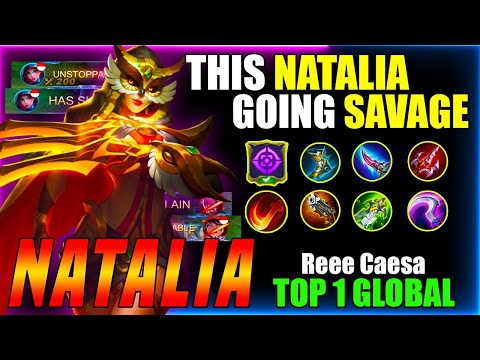 This Natalia Going SAVAGE! | Natalia Best Build 2021 | Top 1 Global Rank Natalia By Ree Caesa | MLBB