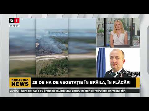 INCENDIU DEVASTATOR ÎN BRĂILA. Știri B1TV_15 iulie 2024