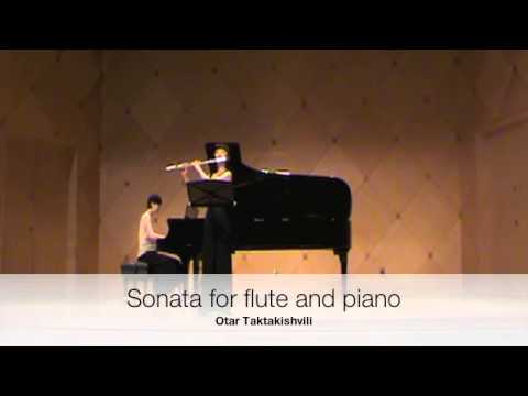 Taktakishvili flute sonata---Xuan Li