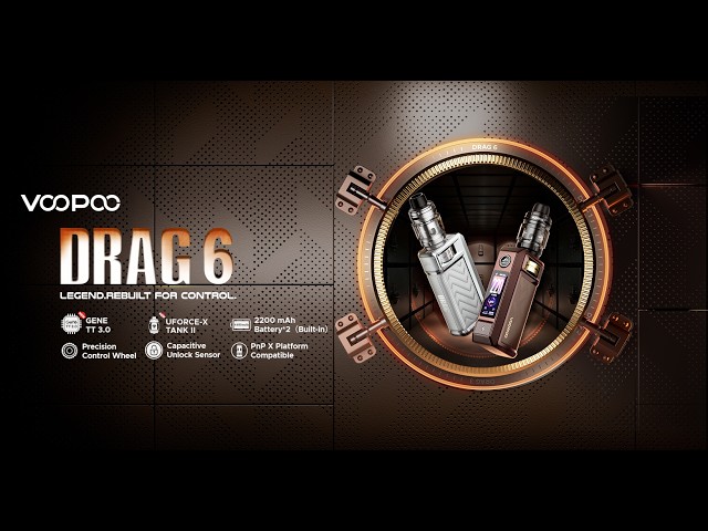 جهاز فوبو دراج 6 220 واط بطارية 4400mAh | VOOPOO DRAG 6