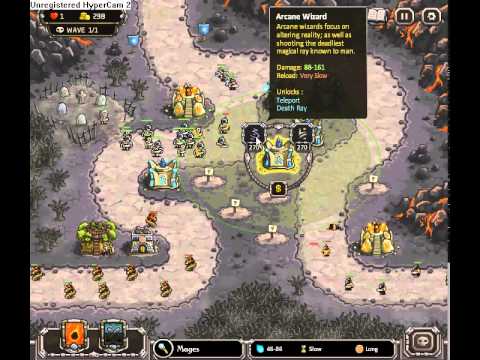 [Hard] Kingdom Rush Level 10 Iron (The Wastes) Playthrough (Flash Ver.)