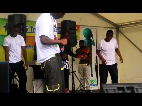 CHRIS VIBES,L'DUBZY AND SHO KWARMZ (CHRIS VIBES CAMP) @ GHANA PARTY IN THE PARK 2011