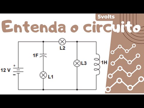 Análise de circuito em CC com INDUTOR e CAPACITOR - Reg. Permanente