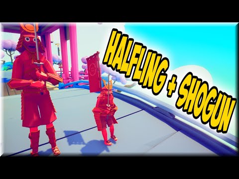 TABS Fusion - Halflingun(Halfling+Shogun) vs Every Faction(2/2) - MODS GAMEPLAY