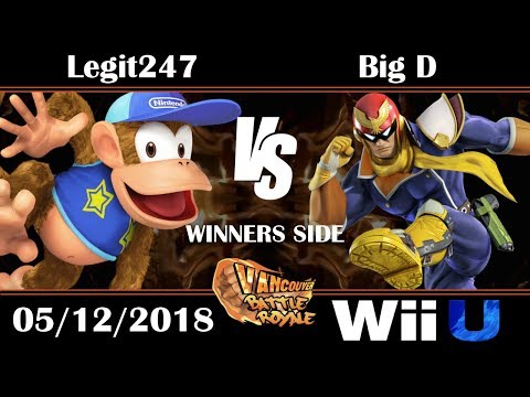VBR Smash 4 Singles: Pools Finals - Legit247 (Diddy, Donkey Kong) vs CACAW|Big D (Captain Falcon)