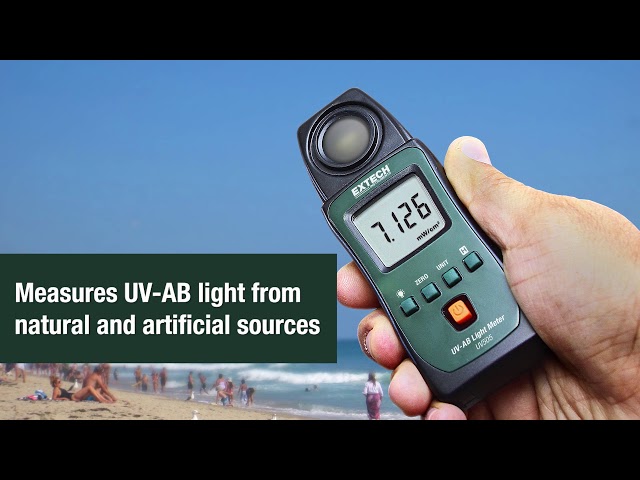 extech Light intensity meter extech pocket uv-ab light meter