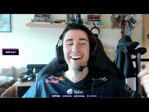 Maden Jumps Up & Down In Chair After Clutch