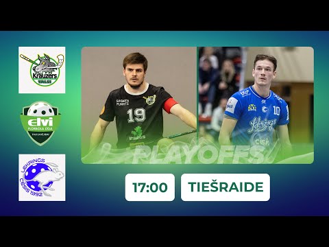 🎥 ELVI florbola līga: Talsu NSS/Krauzers - Lekrings (1/2 F, 1. spēle) (16.03.2024)