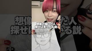 想像で描いた人探したら見つかる説www