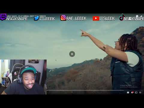 CURLY HAD ME DANCING AT THE END CURLY SAVV - R.I.P VIRGIL (OFFICIAL VIDEO) RREACTION 🔥🔥🔥