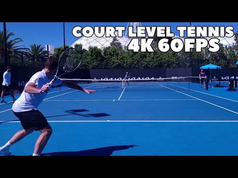 Stan Wawrinka Court Level Practice | Australian Open (4K 60FPS)