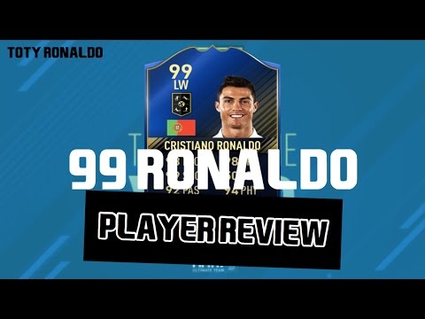 99 RONALDO PLAYER REVIEW | FIFA 17 PLAYER REVIEW | TOTY RONALDO REVIEW