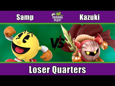 IWS 34 - Samp (Pac-Man) vs Kazuki (Meta Knight/Wolf) - Loser Quarters